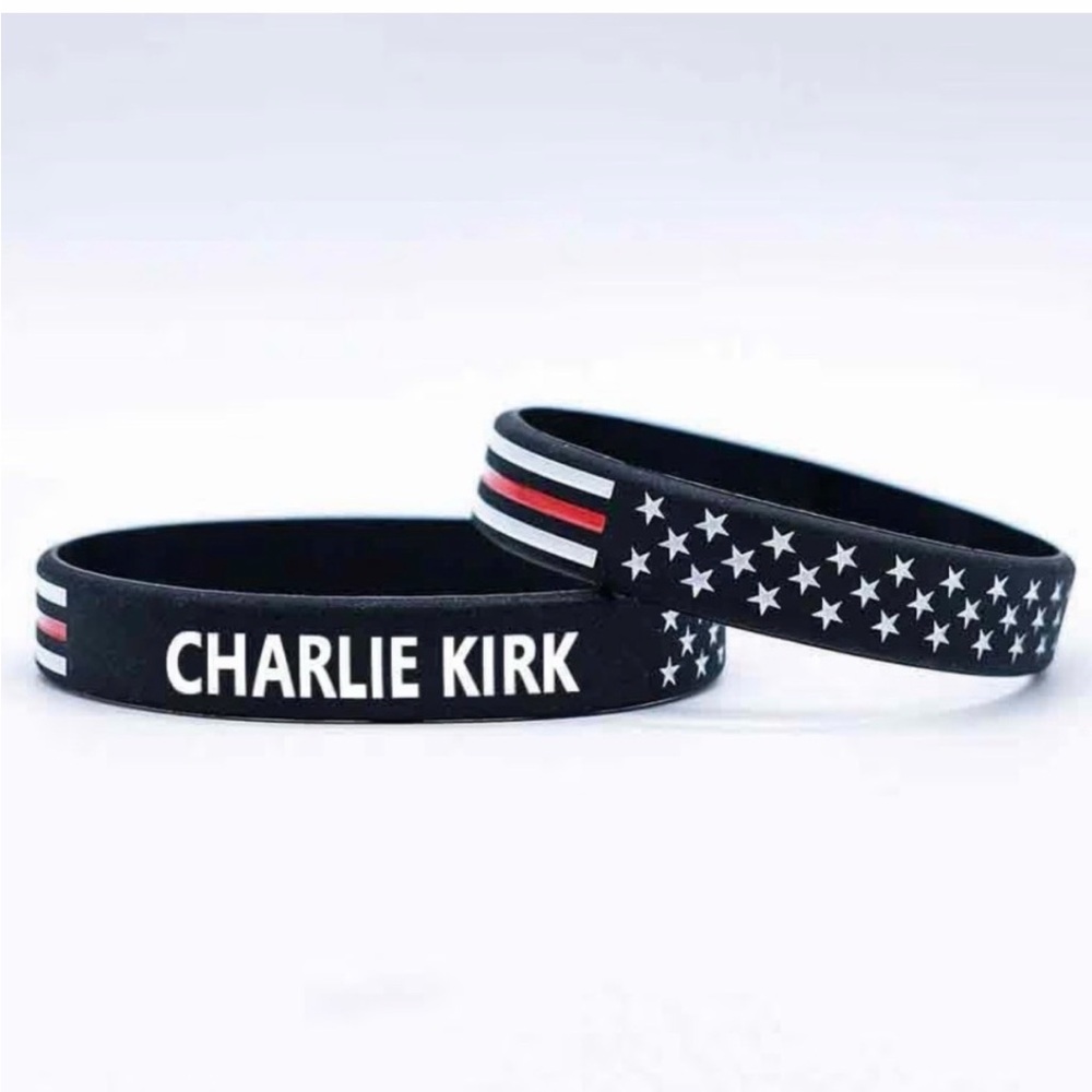 Charlie Kirk- Silicone bracelet - unisex